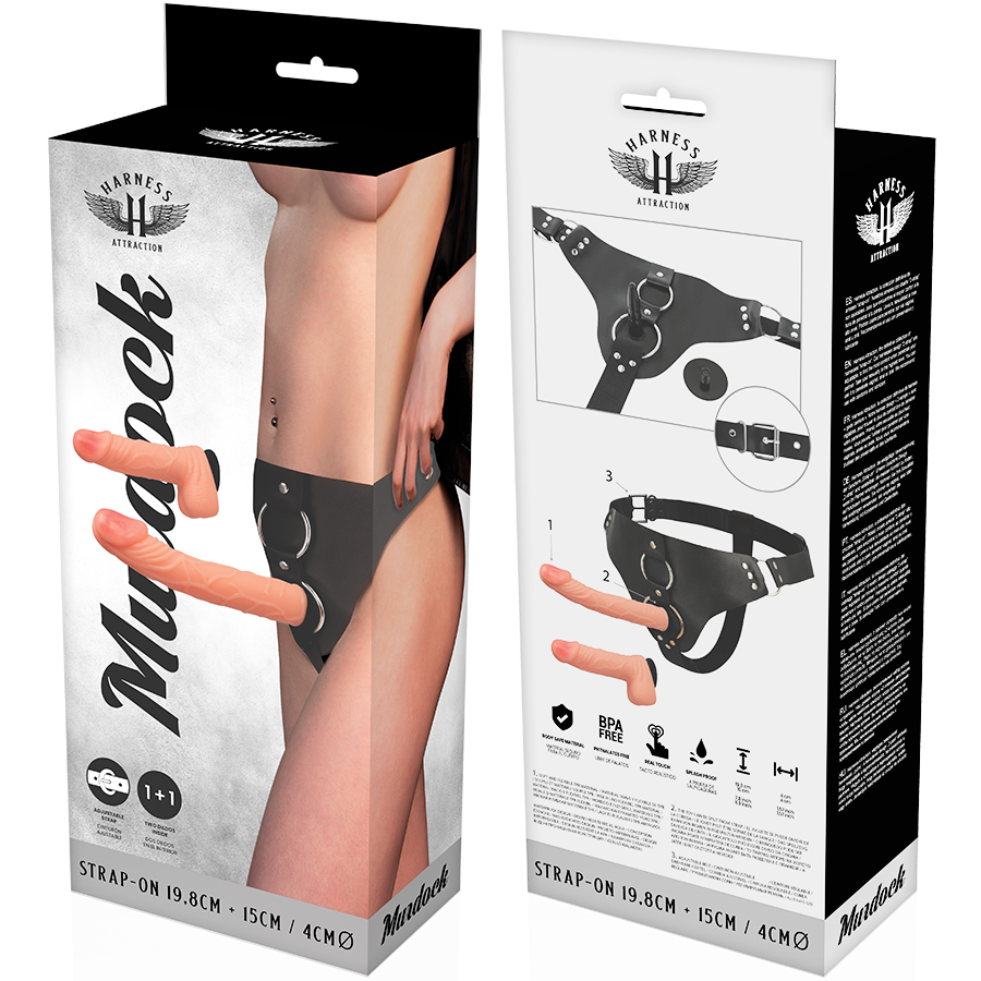 HARNESS ATTRACTION - ARNÉS MURDOCK 19.8 + 15 CM -O- 4 CM - Imagen 4
