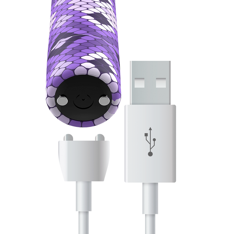 CUSTOM BULLETS - RECHARGEABLE SNAKE PURPLE MAGNETIC BULLET 10V – Bild 3