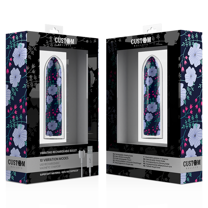 CUSTOM BULLETS - PERSONALIZADAS BALAS RECARREGÁVEIS PRIMAVERA 10 INTENSIDADES - Image 2