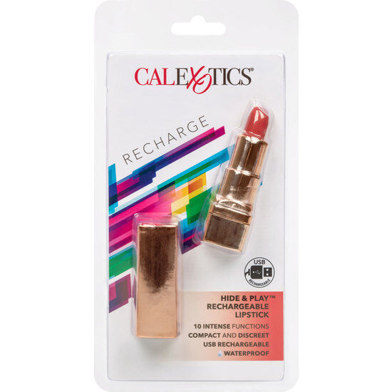 CALEXOTICS - BATOM RECARREGVEL BALA HIDE & PLAY VERMELHO - Image 2