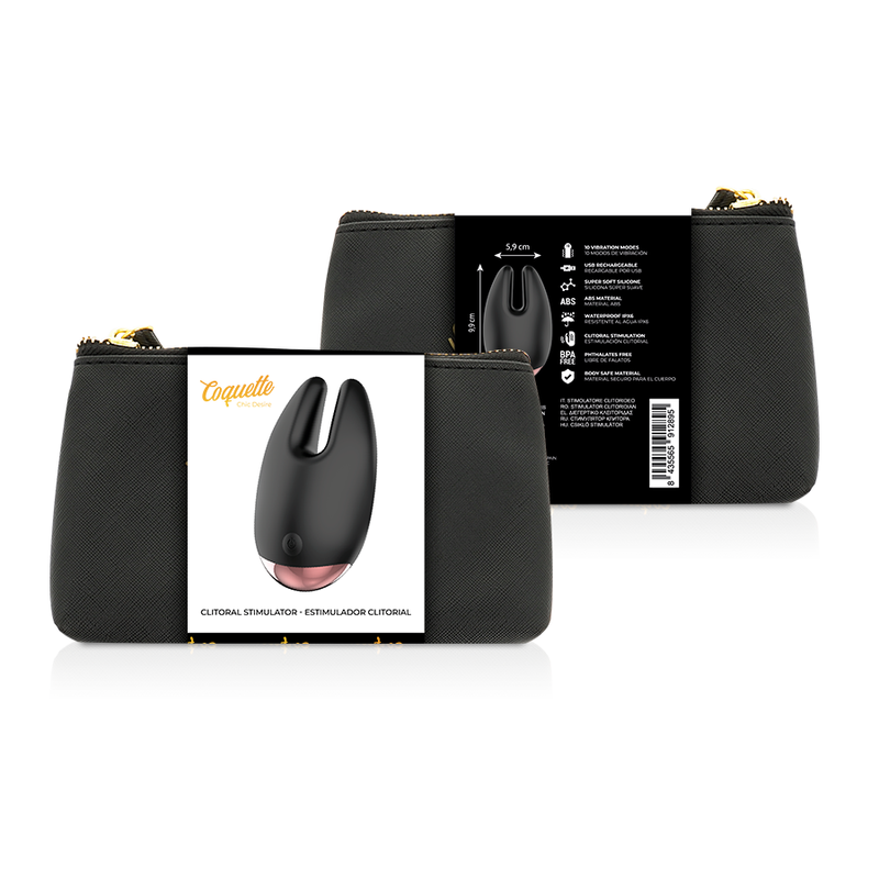 COQUETTE CHIC DESIRE - ESTIMULADOR CLITORIAL PRETO / OURO - Image 8