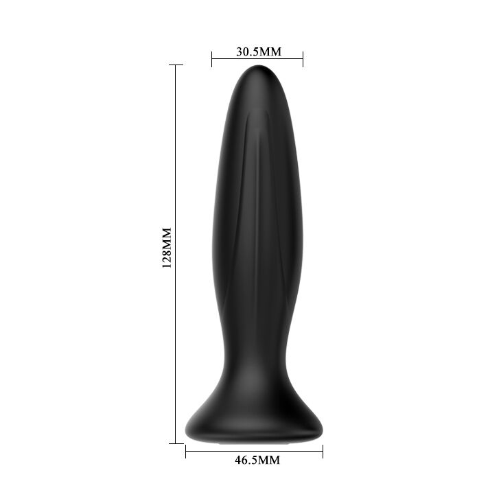 MR PLAY - PLUG ANAL VIBRADOR NEGRO RECARGABLE - Image 3