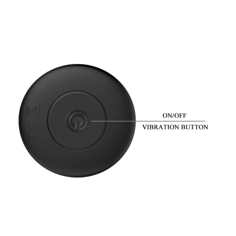 MR PLAY - PLUG ANAL VIBRADOR NEGRO RECARGABLE - Image 2