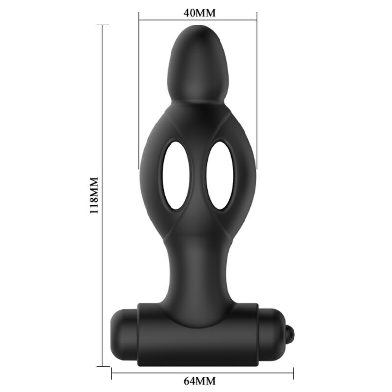 MR PLAY - PLUG ANAL DE SILICONA CON VIBRACIÓN - Imagen 5