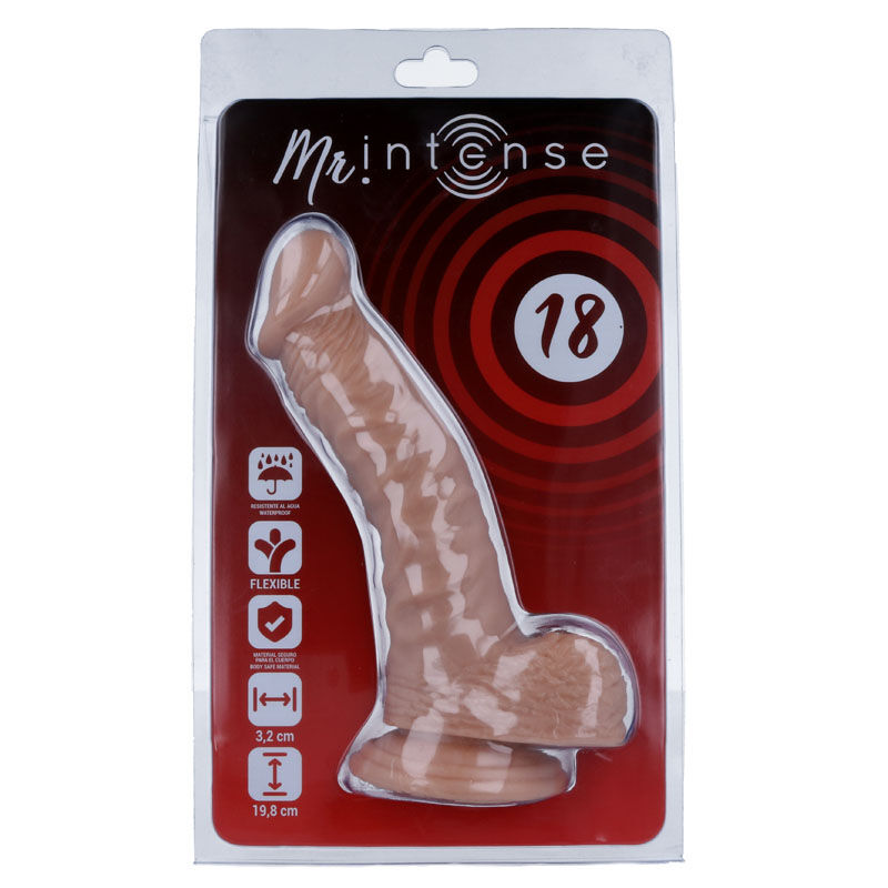 MR INTENSE - 18 PENE REALÍSTICO 19.8 CM -O- 3.2 CM - Imagen 5