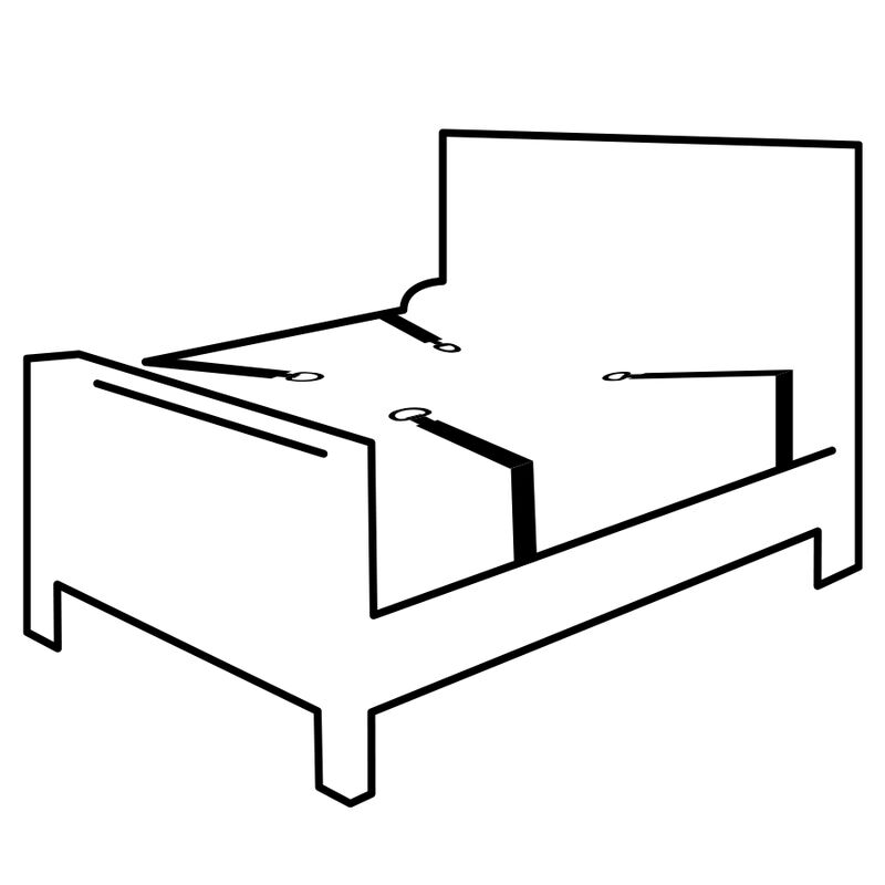DARKNESS - BED TIES SET - Image 8