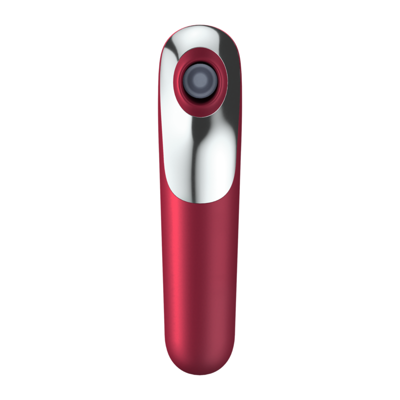 SATISFYER - VIBRATEUR ET ASPIRATION DUAL LOVE AVEC AIR PULSÉ ROUGE – Image 4