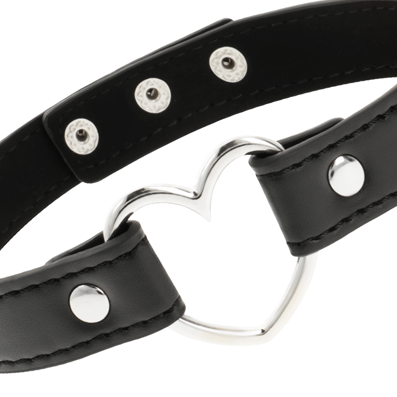 COQUETTE CHIC DESIRE - COLLANA IN PELLE VEGANA ACCESSORIO CUORE DONNA - immagine 3
