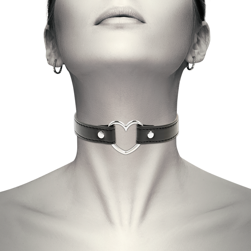COQUETTE CHIC DESIRE - COLLANA IN PELLE VEGANA ACCESSORIO CUORE DONNA - immagine 6