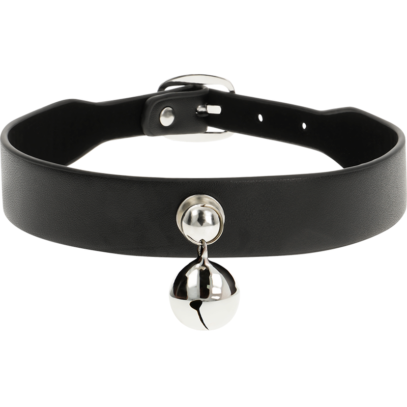 COQUETTE CHIC DESIRE - HALSKETTE AUS VEGANEM LEDER FÜR DAMEN RASSEL-ZUBEHÖR – Bild 4