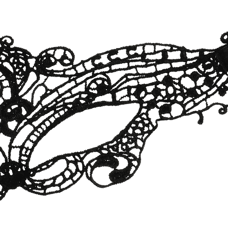 COQUETTE CHIC DESIRE - LACE MASK BLACK - Image 3