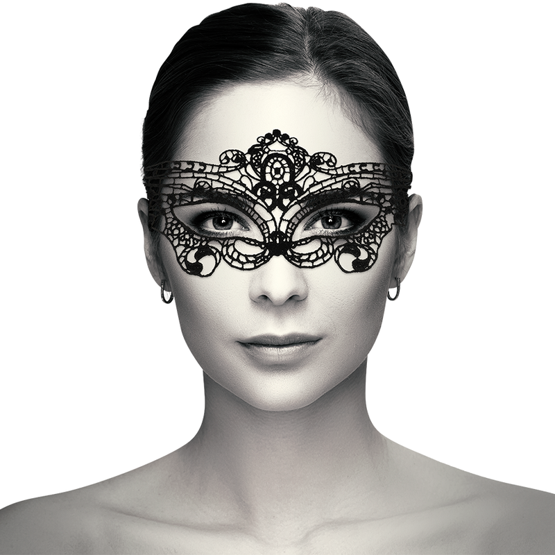 COQUETTE CHIC DESIRE - LACE MASK BLACK - Image 6