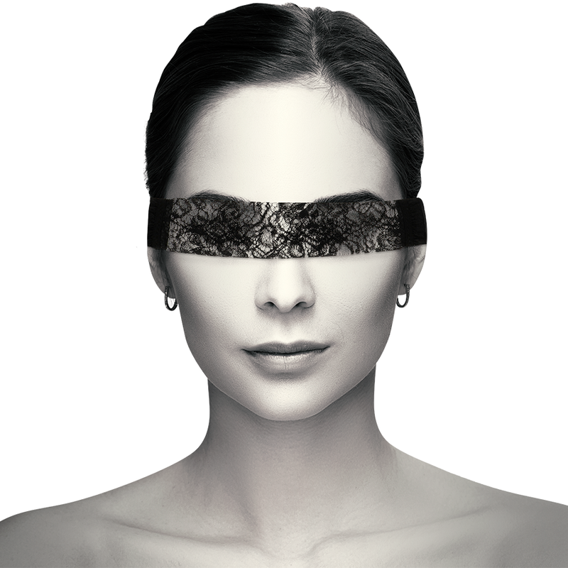 COQUETTE CHIC DESIRE - MSCARA DE RENDA PRETA COM FITA - Image 6