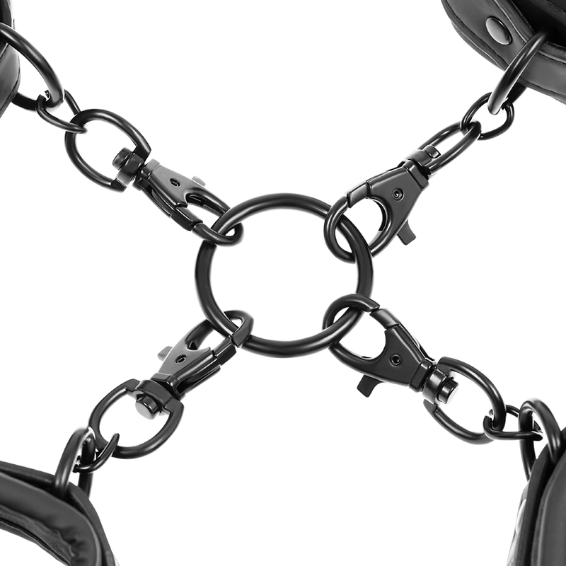 FETISH SUBMISSIVE - SET ESPOSAS MANOS Y TOBILLOS CON FORRO DE NEOPRENO - Imagen 7