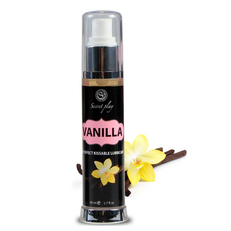 SECRETPLAY - LUBRICANTE 2-1 EFECTO CALOR VAINILLA 50 ML - Imagen 2