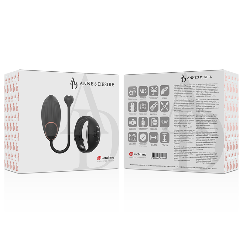 ANNE'S DESIRE - EGG FERNBEDIENUNGSTECHNOLOGIE WATCHME SCHWARZ – Bild 11