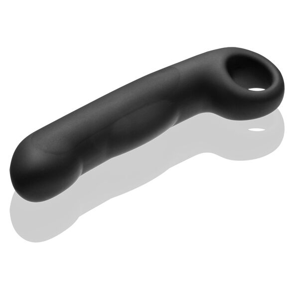 ELECTRASTIM - DILDO IN SILICONE NERO OVID - immagine 5