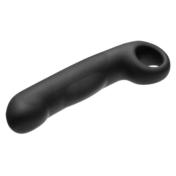ELECTRASTIM - DILDO IN SILICONE NERO OVID - immagine 3