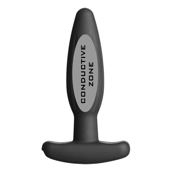 ELECTRASTIM - SILICONE NOIR ROCKER ANAL PLUG PETIT – Image 2