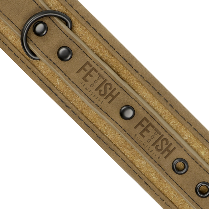 FETISH SUBMISSIVE ORIGEN - FUSSMANSCHETTEN AUS VEGANEM LEDER MIT NEOPRENFUTTER – Bild 4