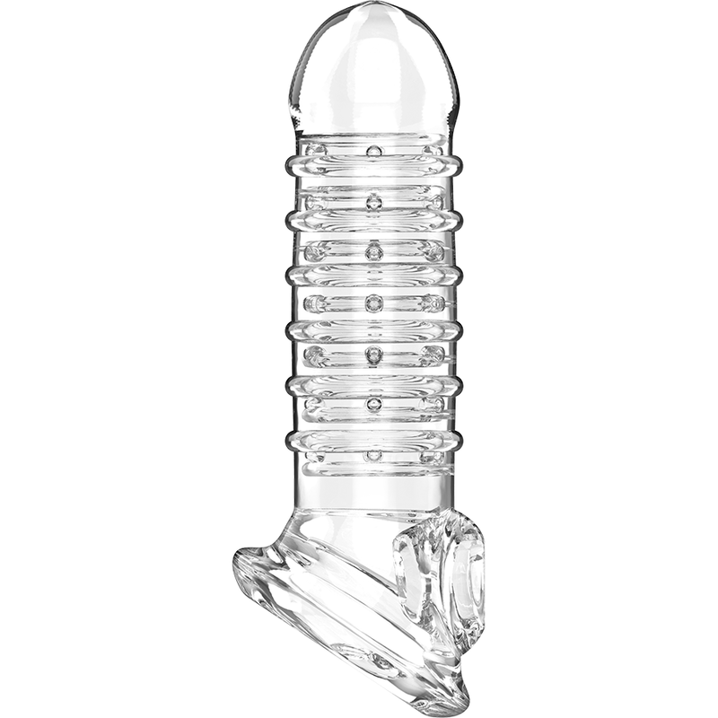 VIRILXL - EXTENSIÓN Y FUNDA DE PENE V15 TRANSPARENTE - Imagen 2
