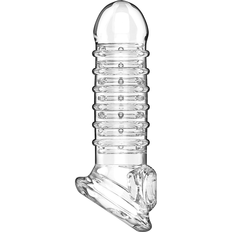 VIRILXL - EXTENSIÓN Y FUNDA DE PENE V15 TRANSPARENTE - Imagen 8