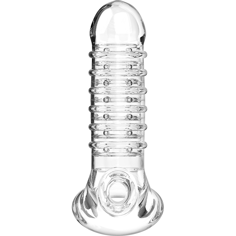 VIRILXL - EXTENSIÓN Y FUNDA DE PENE V15 TRANSPARENTE - Imagen 6