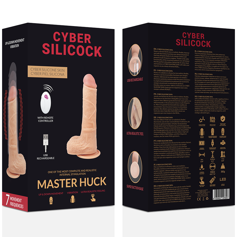 CYBER SILICOCK - REALÍSTICO CONTROL REMOTO MASTER HUCK 20.9 CM -O- 4 CM - Imagen 5