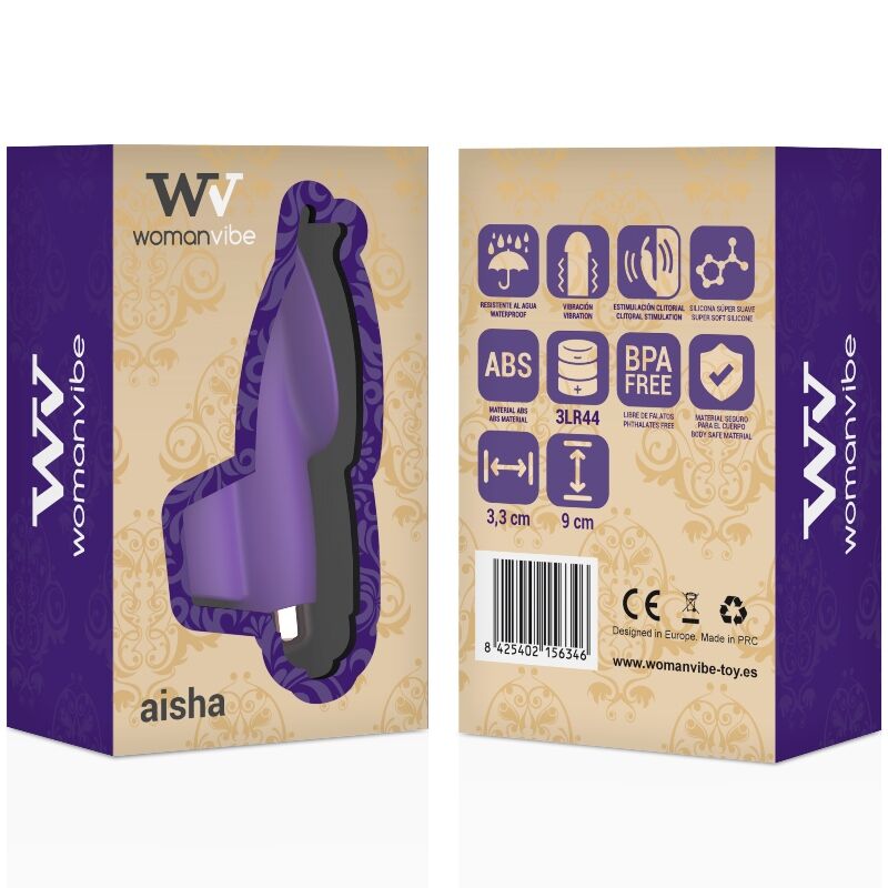 WOMANVIBE - FINGER DE STIMULATEUR EN SILICONE AISHA FEMME – Image 2