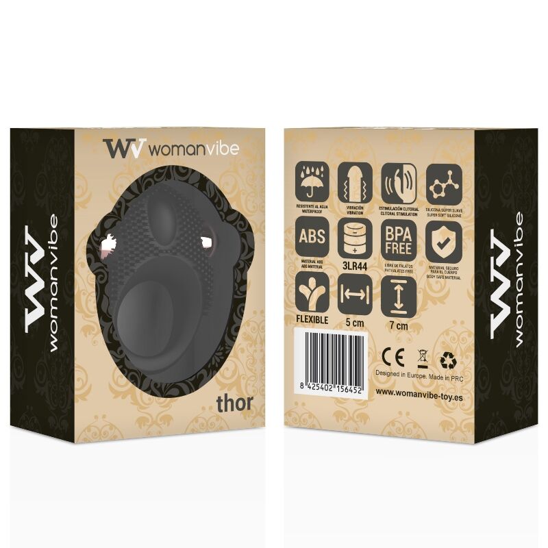 WOMANVIBE - ANNEAU VIBRATEUR EN SILICONE VIBE THOR – Image 2
