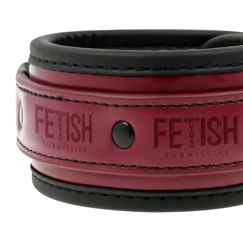 FETISH SUBMISSIVE DARK ROOM - ESPOSAS TOBILLOS CUERO VEGANO CON FORRO DE NEOPRENO - Imagen 3