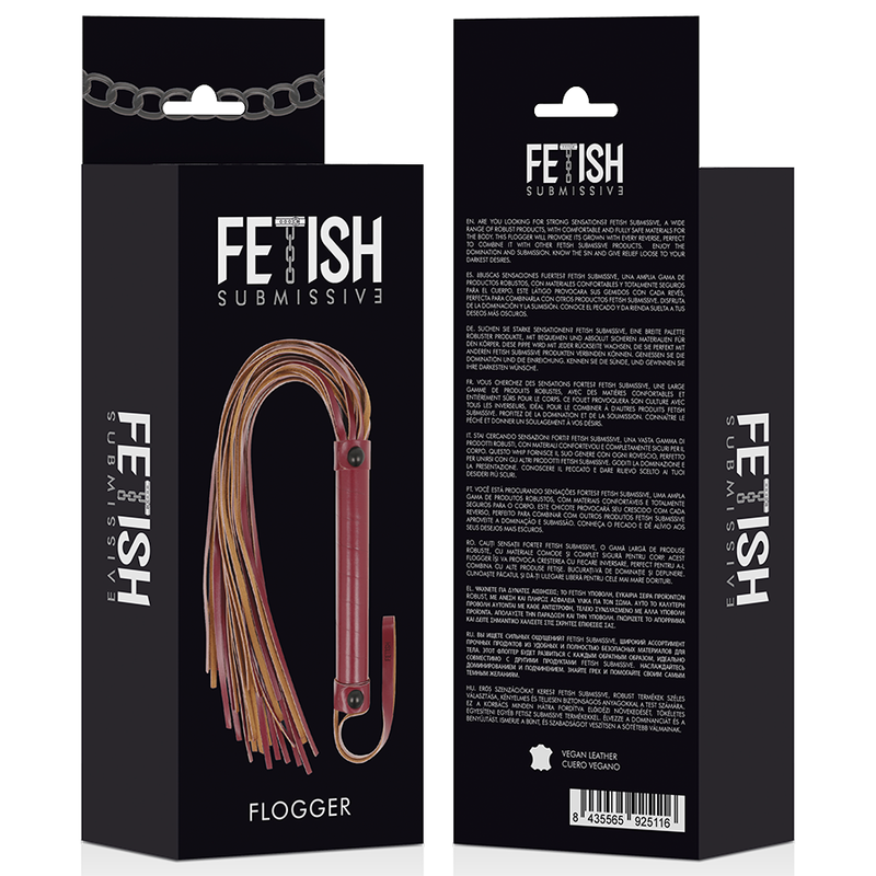FETISH SUBMISSIVE DARK ROOM - FOUET EN CUIR VÉGÉTALIEN – Image 5