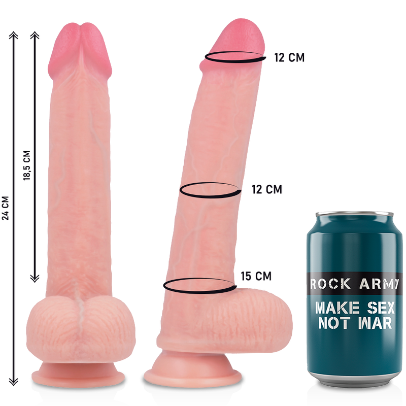 ROCKARMY - ARN S + DILDO SILICONE LÍQUIDO PREMIUM KINGCOBRA 24 CM -O- 4.77 CM - Image 13