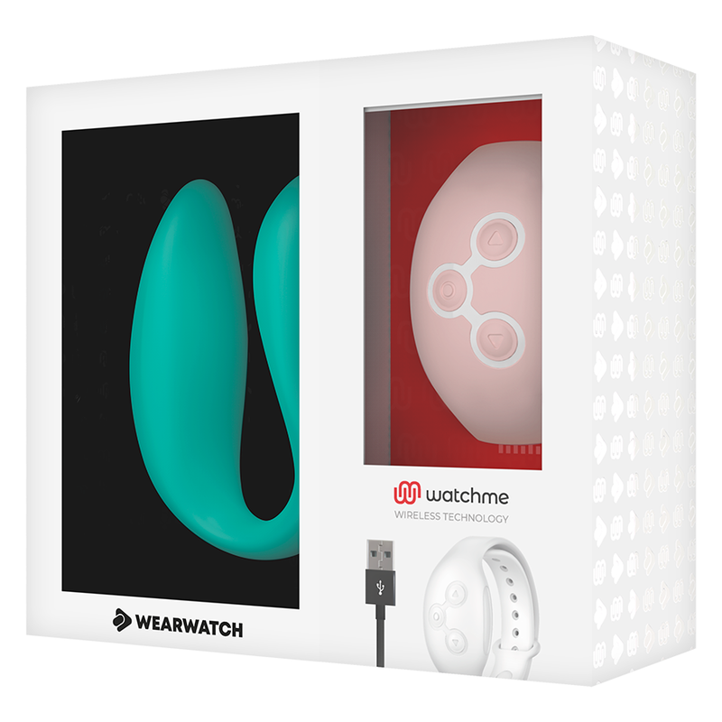 WEARWATCH - VIBRADOR DUAL TECHNOLOGY WATCHME AGUA MARINA / ROSA - Imagen 6