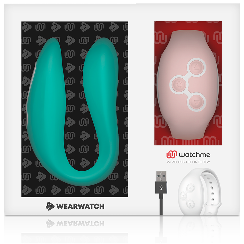 WEARWATCH - VIBRADOR DUAL TECHNOLOGY WATCHME AGUA MARINA / ROSA - Imagen 3