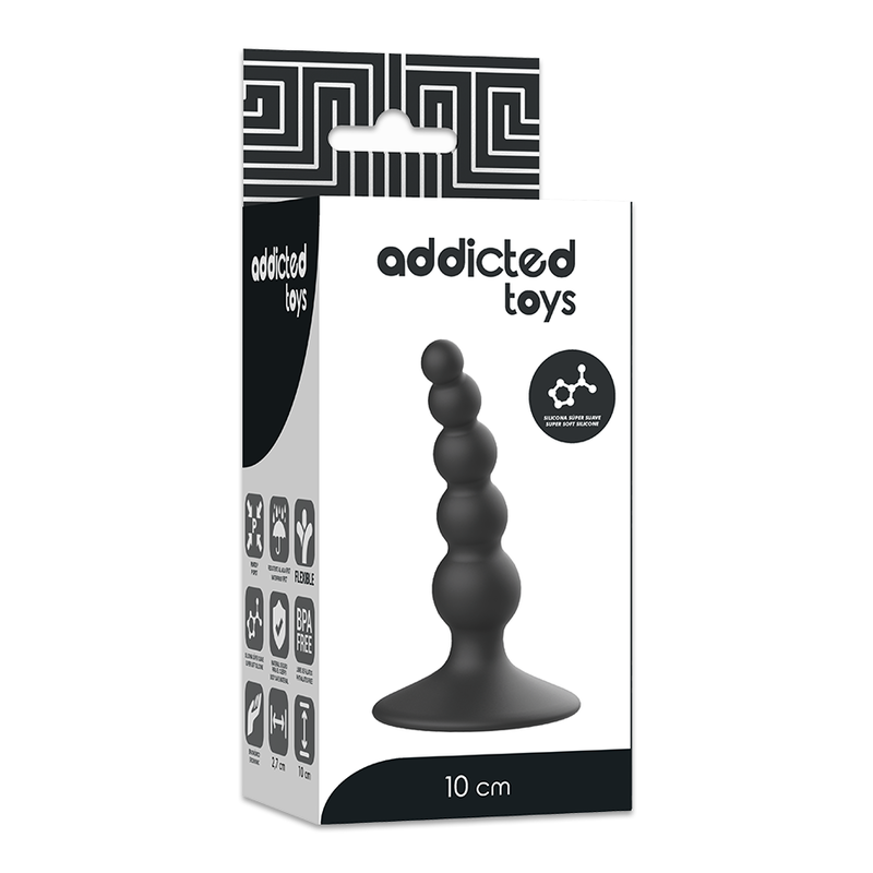 ADDICTED TOYS - PLUG SEXUEL ANAL 10 CM NOIR – Image 4