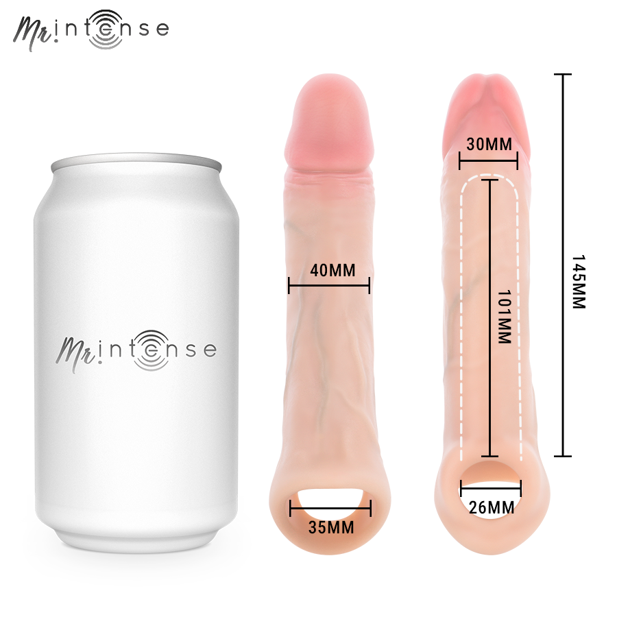 MR INTENSE - SIMON M FUNDA PARA EL PENE SILICONA 14.5 CM -Ø- 4 CM - Imagen 6