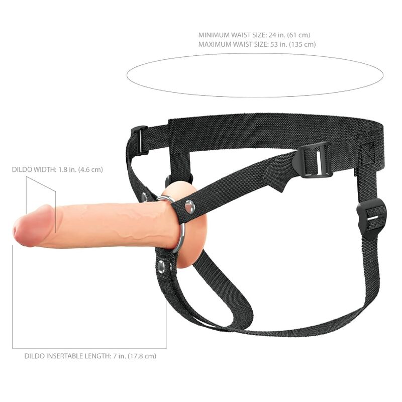 FANTASY X-TENSIONS ELITE - ARNÉS CON DILDO HUECO DE SILICONA 20,3 CM - Imagen 5
