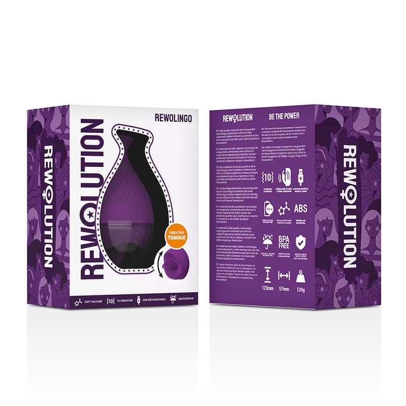 REWOLUTION - REWOLINGO VIBRADOR CON LENGUA - Imagen 6