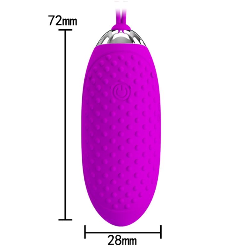 PRETTY LOVE - JOANNA HUEVO VIBRADOR CONTROL REMOTO 12 MODOS - Imagen 6