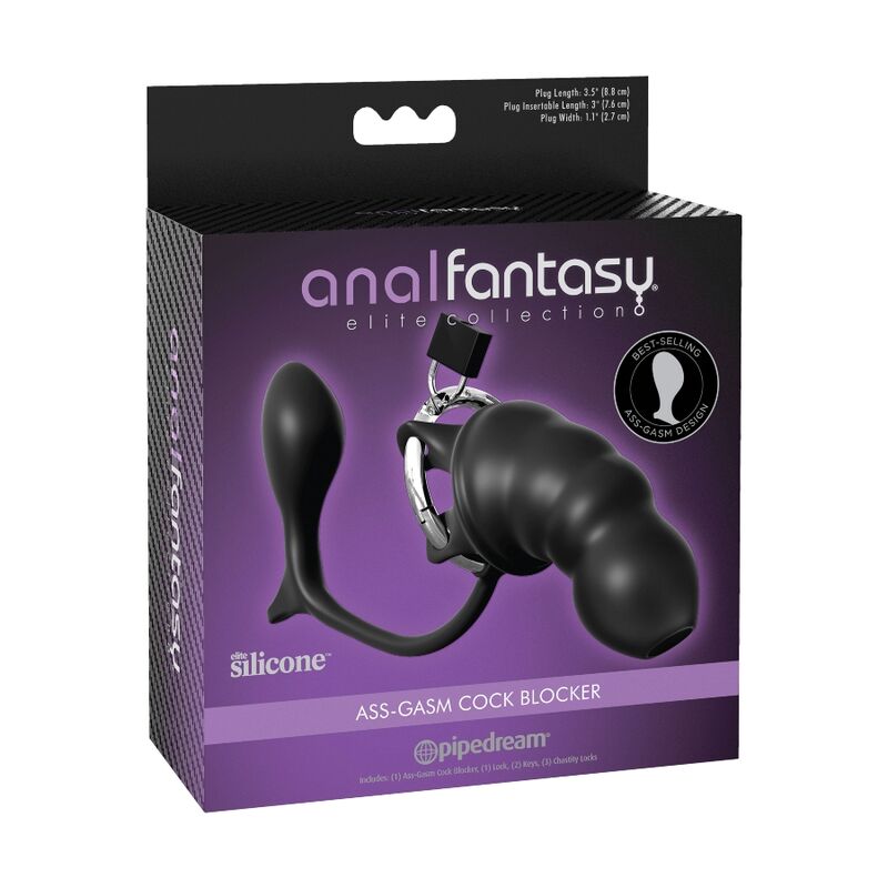 ANAL FANTASY ELITE COLLECTION - JAULA PARA PENE CON PLUG ANAL Y ESTIMULACIÓN PROSTÁTICA - Imagen 3