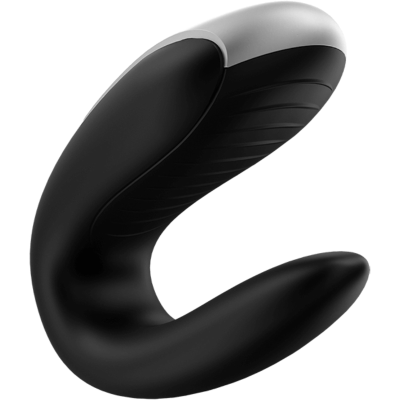 SATISFYER - DOUBLE FUN PARTNER VIBRADOR NEGRO - Imagen 4