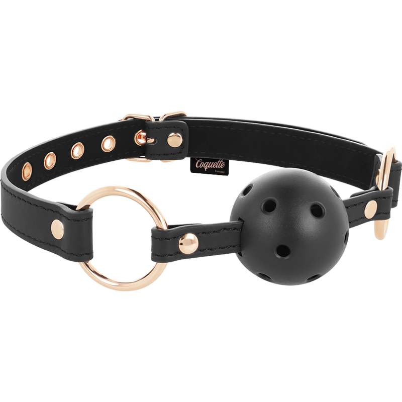COQUETTE CHIC DESIRE - FANTASY MORDAZA TRANSPIRABLE CUERO VEGANO - Imagen 5
