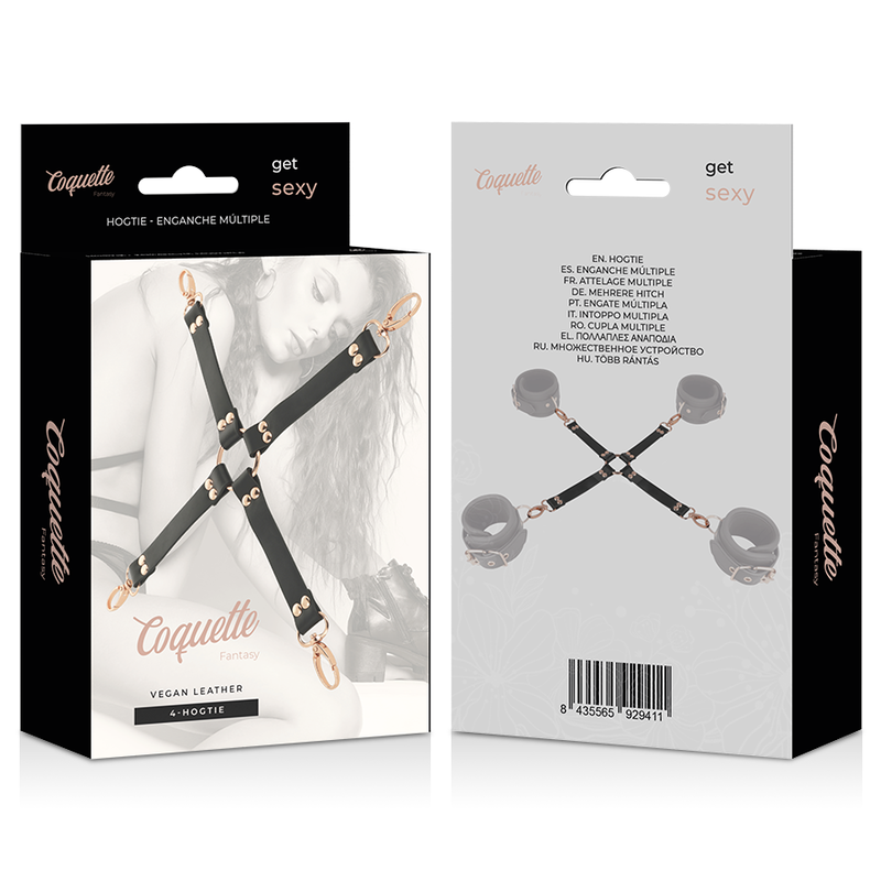 COQUETTE CHIC DESIRE - FANTASY HOG TIE CUERO VEGANO - Imagen 6