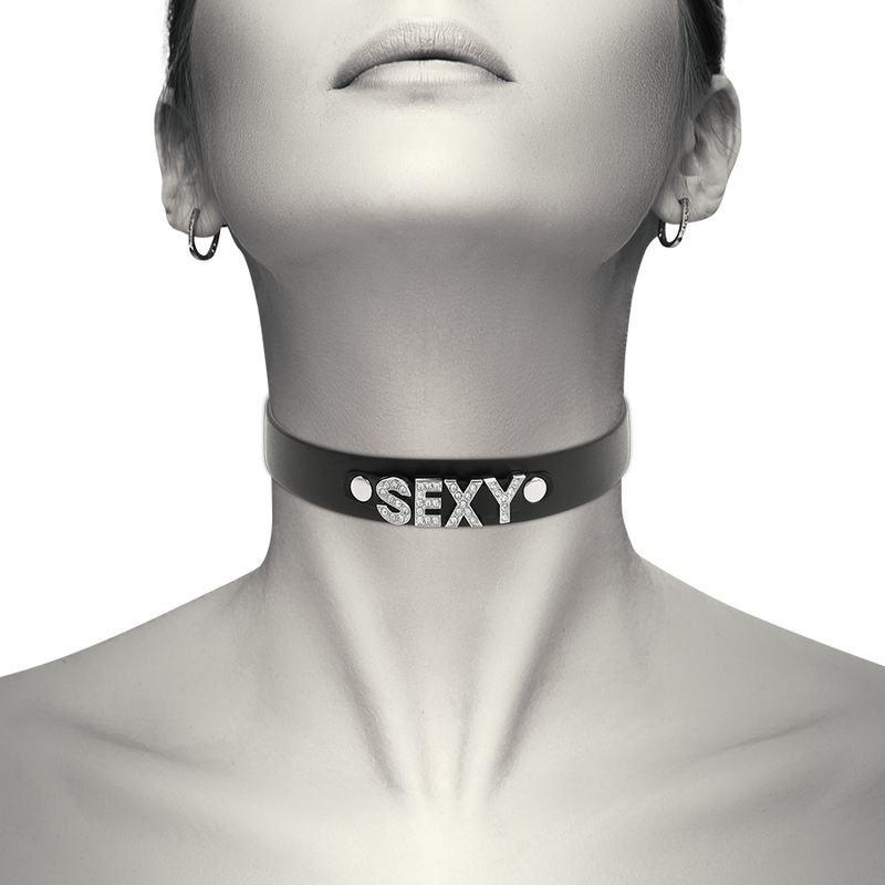COQUETTE CHIC DESIRE - CHOKER CUERO VEGANO SEXY - Imagen 6