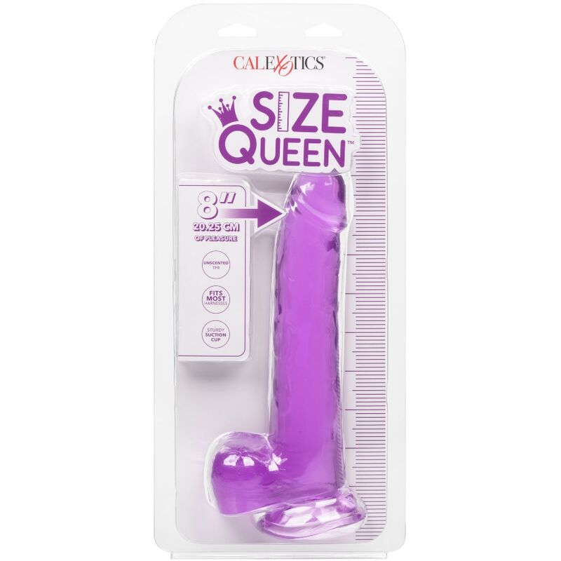 CALEXOTICS - SIZE QUEEN DILDO LILA 20.3 CM - Imagen 5