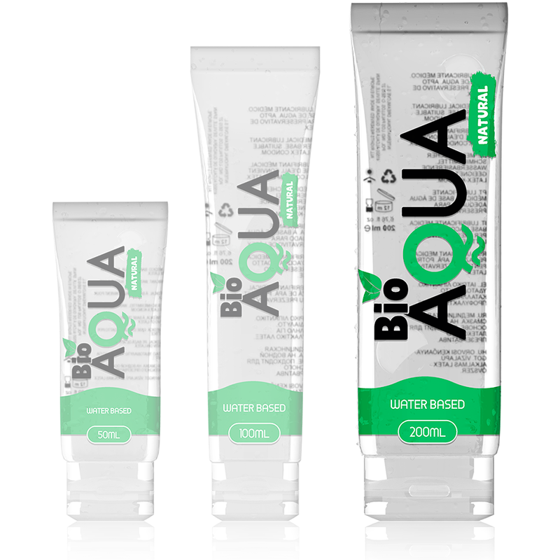 BIOAQUA LUBRICANTE INGREDIENTES NATURALES BASE AGUA 200 ML - Imagen 2