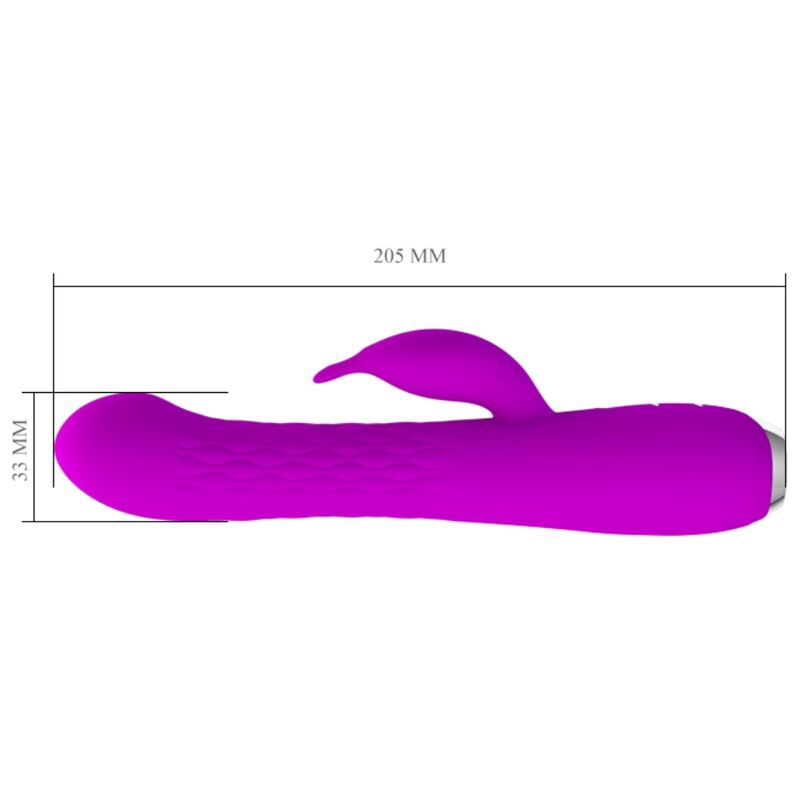 PRETTY LOVE - MOLLY VIBRADOR CON ROTACIÓN RECARGABLE - Imagen 3