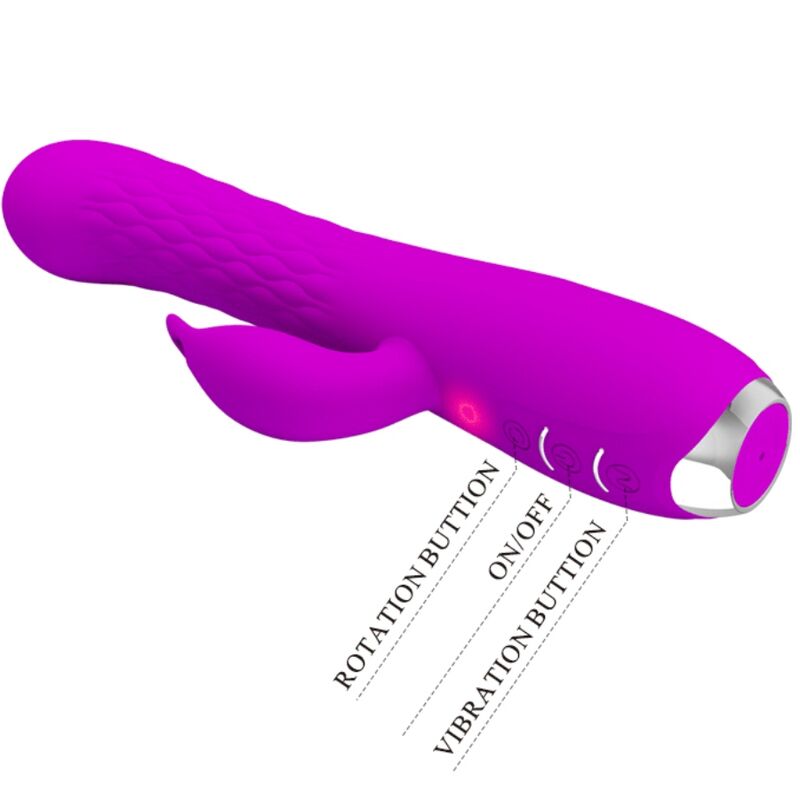 PRETTY LOVE - MOLLY VIBRADOR CON ROTACIÓN RECARGABLE - Imagen 5