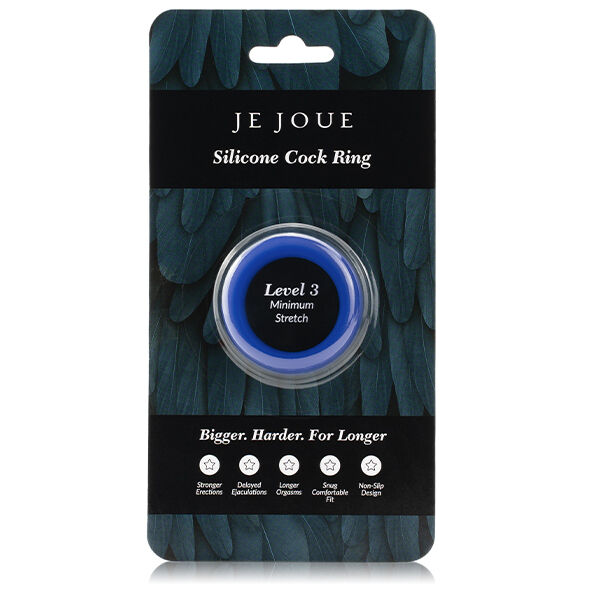 JE JOUE - ANILLO SILICONA AZUL - ESTRANGULAMIENTO MINIMO - Imagen 6